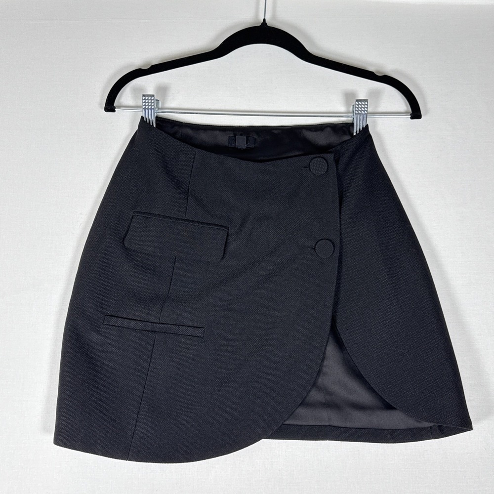 NWOT NBD Eddie Mini Skirt in Black Size XS